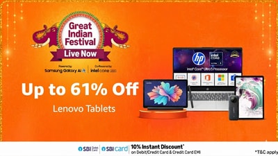 Price drop deals shortlisted on Lenovo tablets during the Amazon Great Indian Festival Sale 2025 Price drop deals shortlisted on Lenovo tablets during the Amazon Great Indian Festival Sale 2025