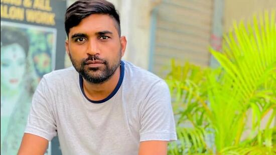 Amit Kumar, 36, who owns a liquor tavern, was shot in the chest at Sahnewal in Ludhiana district on Monday night. (HT Photo)