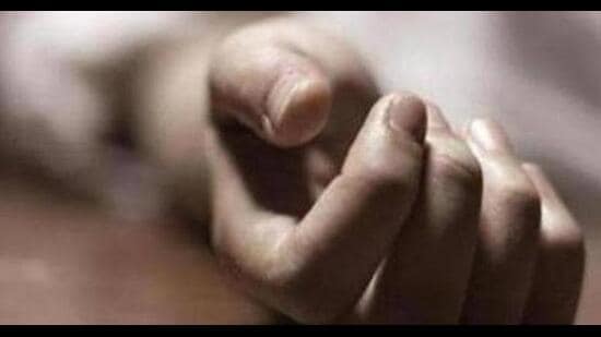 The man is survived by his wife and two children, including a four-month-old son. (HT PHOTO)