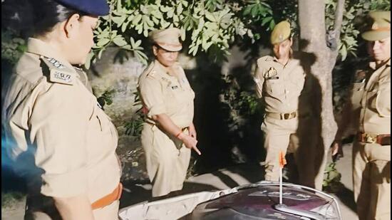 The suspect pulled out a country-made pistol and fired a shot at the police team. Upon this, the police fired two retaliatory shots at him, said a senior officer. (Sakib Ali/HT Photo)