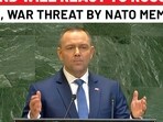 At UNGA, NATO member Poland threatens war on Russia? 