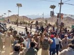 Police controlling the violence during a protest over the statehood demand and the inclusion of Ladakh under the Sixth Schedule, in Leh on Wednesday. (ANI video grab) Police controlling the violence during a protest over the statehood demand and the inclusion of Ladakh under the Sixth Schedule, in Leh on Wednesday. (ANI video grab)
