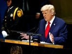Donald Trump also criticised the UN for failing to get involved in what he claims are seven wars that he has ended. Donald Trump also criticised the UN for failing to get involved in what he claims are seven wars that he has ended.