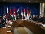 The meeting was held on the sidelines of the UNGA and included leaders from the United Arab Emirates, Qatar, Saudi Arabia, Egypt, Jordan, Turkey, Indonesia and Pakistan,