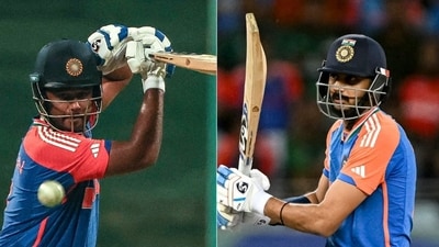 Sanju Samson didn't get to bat against Bangladesh and Axar Patel was sent ahead of him. Sanju Samson didn't get to bat against Bangladesh and Axar Patel was sent ahead of him.