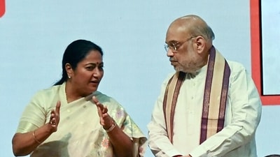 Union Home Minister Amit Shah in conversation with Delhi Chief Minister Rekha Gupta. (ANI File Photo) Union Home Minister Amit Shah in conversation with Delhi Chief Minister Rekha Gupta. (ANI File Photo)