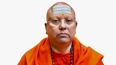 Swami Chaitanyananda Saraswati, also known as Parth Sarthy, has been booked by Delhi Police. (ANI) Swami Chaitanyananda Saraswati, also known as Parth Sarthy, has been booked by Delhi Police. (ANI)