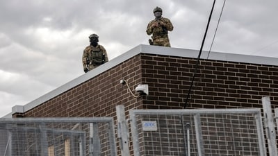 At least three people were shot at a Dallas ICE facility (REUTERS)