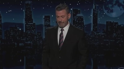 Jimmy Kimmel was moved to tears upon his return after suspension. Jimmy Kimmel was moved to tears upon his return after suspension.