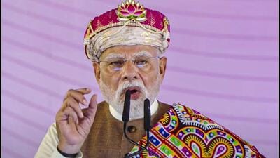 Modi, who was born in 1950 and spent the first 18 years of his life in Vadnagar, celebrated his 75th birthday less than a week ago. (@NarendraModi) Modi, who was born in 1950 and spent the first 18 years of his life in Vadnagar, celebrated his 75th birthday less than a week ago. (@NarendraModi)