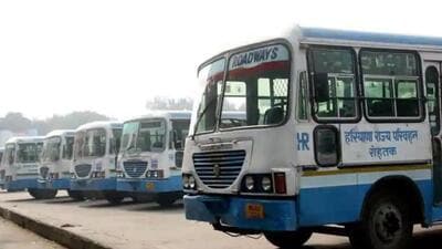 Officials said 22 new buses have been recently added in the fleet of Nuh depot to boost the daily passenger footfall. (HT) Officials said 22 new buses have been recently added in the fleet of Nuh depot to boost the daily passenger footfall. (HT)
