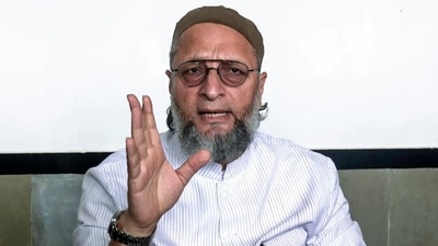 AIMIM MP Asaduddin Owaisi during a press conference, in Hyderabad. (ANI) AIMIM MP Asaduddin Owaisi during a press conference, in Hyderabad. (ANI)