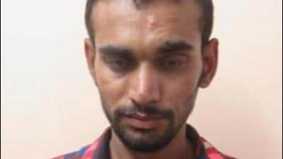 Police said Vipul Parmar was allegedly involved in 11 cases of murder, attempted murder and robbery (Gujarat Police) Police said Vipul Parmar was allegedly involved in 11 cases of murder, attempted murder and robbery (Gujarat Police)