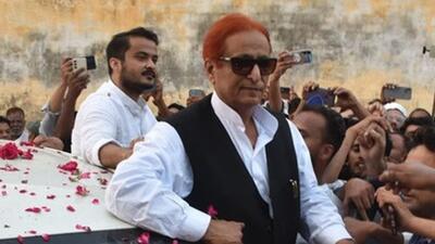 Samajwadi Party leader Azam Khan returned to his hometown Rampur after his release from Sitapur jail. (HT) Samajwadi Party leader Azam Khan returned to his hometown Rampur after his release from Sitapur jail. (HT)
