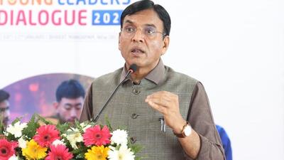 Union sports minister Mansukh Mandaviya. (SAI) Union sports minister Mansukh Mandaviya. (SAI)