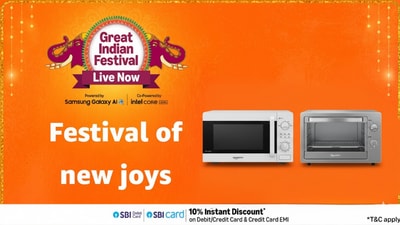 Buy a new microwave oven during the Amazon Diwali sale. Buy a new microwave oven during the Amazon Diwali sale.