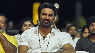 Dhanush received a note of gratitude during the pre-release event. Dhanush received a note of gratitude during the pre-release event.