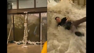 Hotel staff confirmed that no serious injuries were reported. (X/@KingKong9888) Hotel staff confirmed that no serious injuries were reported. (X/@KingKong9888)