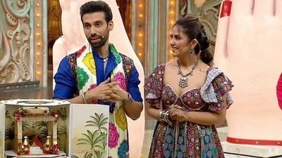 Avika Gor and Milind Chandwani unveil their fancy wedding card on Pati Patni Aur Panga.
