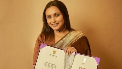 Rani Mukerji won the National Award for the first time in her career. Rani Mukerji won the National Award for the first time in her career.