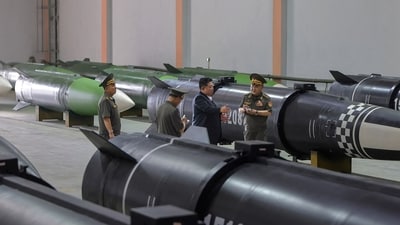 Kim Jong Un is beefing up North Korea’s outdated conventional arms alongside its nuclear arsenal (WSJ/Agency) Kim Jong Un is beefing up North Korea’s outdated conventional arms alongside its nuclear arsenal (WSJ/Agency)