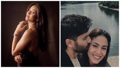 Mira Rajput's latest glam look in a Ralph Lauren dress impresses Shahid Kapoor. Mira Rajput's latest glam look in a Ralph Lauren dress impresses Shahid Kapoor.