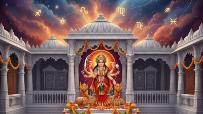 Navratri horoscope 2025: Here's how the planets will affect each zodiac sign. Image via Google Gemini.