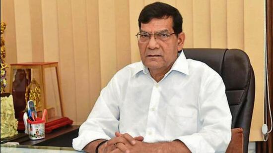 Former IAS officer Arvind Kumar Sharma is Uttar Pradesh’s minister for energy and urban development. (HT PHOTO)