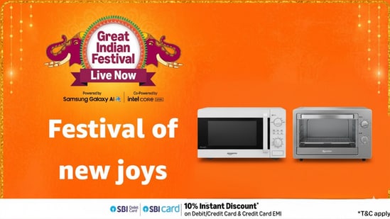 Buy a new microwave oven during the Amazon Diwali sale.