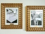 A White House official, speaking on the condition of anonymity, said the alternative Joe Biden portrait was Donald Trump's idea. A White House official, speaking on the condition of anonymity, said the alternative Joe Biden portrait was Donald Trump's idea.