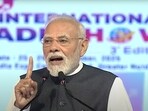 PM Modi at the inauguration of Uttar Pradesh International Trade Show.