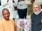 Prime Minister Narendra Modi and chief minister Yogi Adityanath at the Uttar Pradesh International Trade Show in Greater Noida on Thursday. (ANI PHOTO) Prime Minister Narendra Modi and chief minister Yogi Adityanath at the Uttar Pradesh International Trade Show in Greater Noida on Thursday. (ANI PHOTO)
