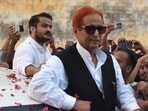 Samajwadi Party leader Azam Khan returned to his hometown Rampur after his release from Sitapur jail. (HT) Samajwadi Party leader Azam Khan returned to his hometown Rampur after his release from Sitapur jail. (HT)