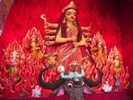 The number of Durga Puja pandals in Pune has gone up over the last two decades. (HT FILE) The number of Durga Puja pandals in Pune has gone up over the last two decades. (HT FILE)