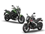 Both motorcycles share the same engine but belong to different segments.