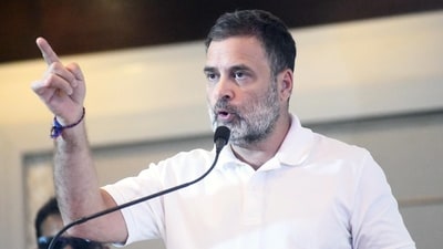 Leader of Opposition in Lok Sabha and Congress leader Rahul Gandhi