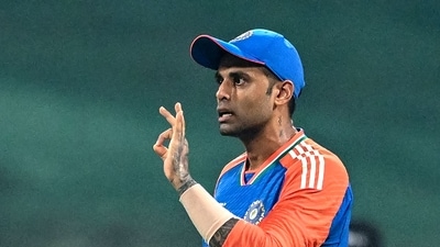 India's captain Suryakumar Yadav speaks during a match. (AFP) India's captain Suryakumar Yadav speaks during a match. (AFP)