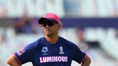 Rahul Dravid was RR's head coach last season. (REUTERS)