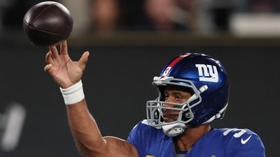 Russell Wilson of the New York Giants may see the Cincinnati Bengals as an option after being benched by his team. (Getty Images via AFP) Russell Wilson of the New York Giants may see the Cincinnati Bengals as an option after being benched by his team. (Getty Images via AFP)