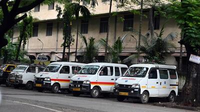 HT had, on September 24, reported about the acute shortage and poor management of ambulances under the civic body (HT Photo)