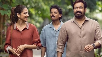 Malavika Mohanan, Sangeeth Prathap and Mohanlal play lead roles in Hridayapoorvam. Malavika Mohanan, Sangeeth Prathap and Mohanlal play lead roles in Hridayapoorvam.