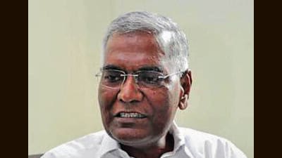 Senior leader D Raja was re-elected as the general secretary of the Communist Party of India on the concluding day of the party’s 25th National Congress on Thursday. (HT File)