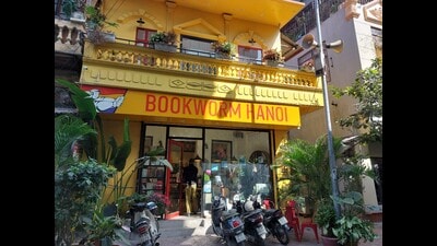 The Bookworm Hanoi, one of the oldest English-language bookstores in the capital of Vietnam. (Arunima Mazumdar) The Bookworm Hanoi, one of the oldest English-language bookstores in the capital of Vietnam. (Arunima Mazumdar)