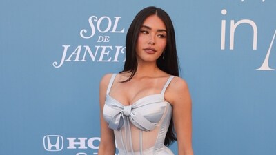 Will Madison Beer attend Justin Herbert's game at MetLife Stadium this weekend? (AFP) Will Madison Beer attend Justin Herbert's game at MetLife Stadium this weekend? (AFP)