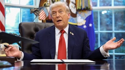 US President Donald Trump speaks about his memorandum on the implementation of the death penalty in Washington D.C, at the White House in Washington, D.C., U.S., September 25, 2025. (REUTERS)