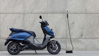 The Vida V2 Plus is priced at ₹85,300 (ex-showroom) and is the only e-scooter here with removable battery packs, and a claimed range of 143 km The Vida V2 Plus is priced at ₹85,300 (ex-showroom) and is the only e-scooter here with removable battery packs, and a claimed range of 143 km