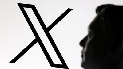 A 3D-printed miniature model of Elon Musk and the X logo are seen in this illustration taken January 23, 2025. (REUTERS)