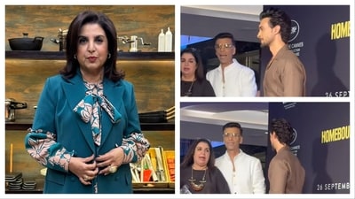 On Monday, Karan Johar and Farah Khan attended the premiere Homebound, where the incident took place. On Monday, Karan Johar and Farah Khan attended the premiere Homebound, where the incident took place.