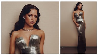 At the Met Gala 2025, Jenna Ortega wore Olivier Rousteing’s Balmain masterpiece: a strapless silver gown crafted from metallic panels. The sculpted armor-like design balanced with her youthful styling captured the night’s futuristic theme and solidified her evolution into a true fashion force. At the Met Gala 2025, Jenna Ortega wore Olivier Rousteing’s Balmain masterpiece: a strapless silver gown crafted from metallic panels. The sculpted armor-like design balanced with her youthful styling captured the night’s futuristic theme and solidified her evolution into a true fashion force.