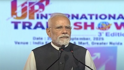 PM Modi said that with this trade show, India is strengthening the time-tested partnership with India. (Screengrab/YouTube/Narendra Modi) PM Modi said that with this trade show, India is strengthening the time-tested partnership with India. (Screengrab/YouTube/Narendra Modi)